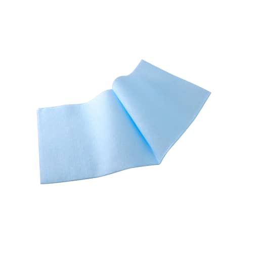 Essuyage microfibre non tissé NT67 bleu 25 x 33 cm Decitex photo du produit front L