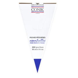Poche pâtissière MB Pack PE BD à usage unique 30 x 54 cm transparent
