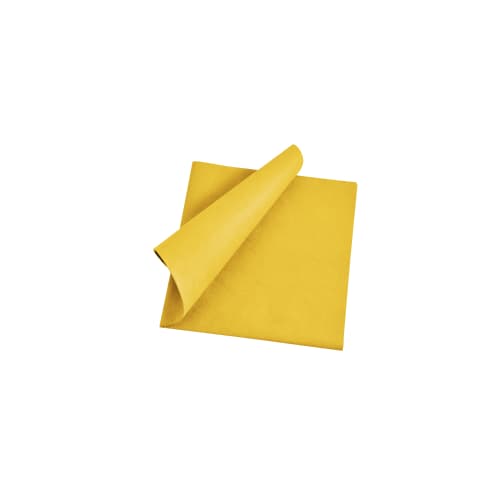 Essuyage microfibre non tissé NT130 jaune 38 x 40 cm Decitex photo du produit front L