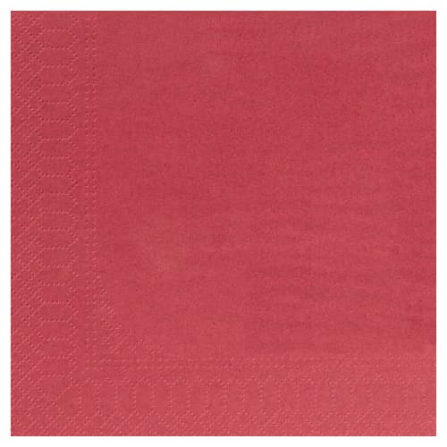 Serviette papier 2 plis Manufacture de l'Éphémère 30 x 30 cm bordeaux photo du produit front L