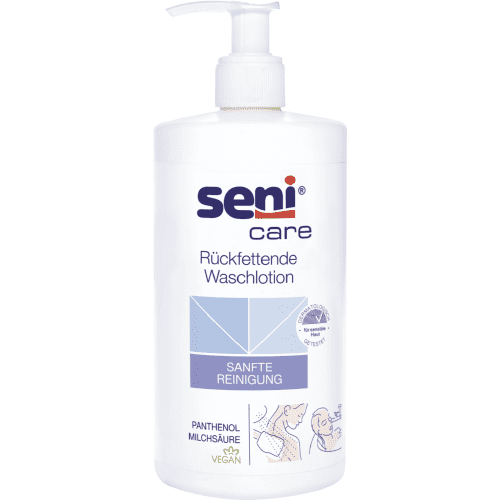 Lotion lavante et hydratante Seni Care flacon pompe de 500ml photo du produit front L