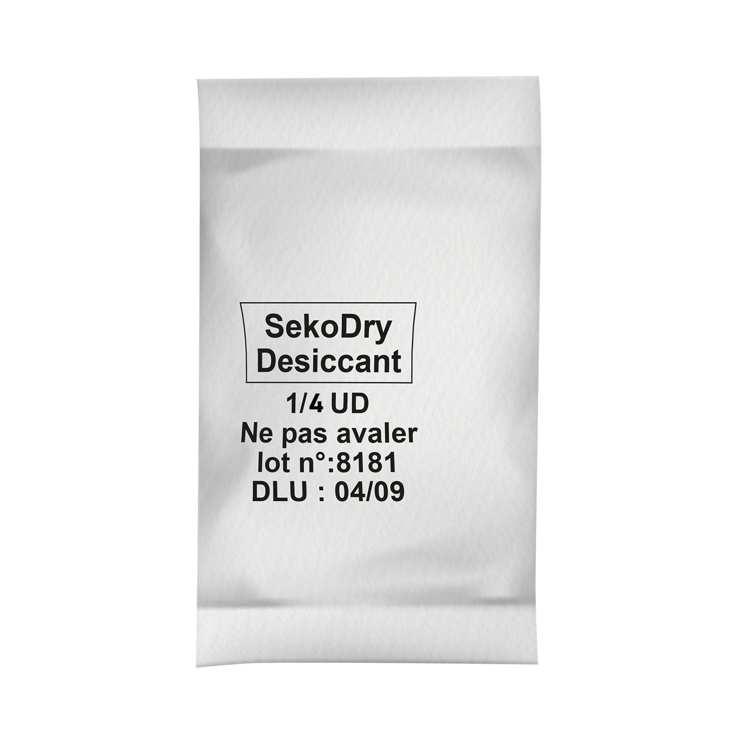 Sachet déshydratant 80 x 160 mm 1/4UD Seko Dry photo du produit