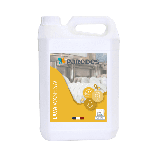 Nettoyant vaisselle machine eau douce Ecolabel Paredes Lava Wash SW bidon de 5L photo du produit front L