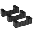 Clips pour support mural 1 ou 3 clips noir Vikan photo du produit