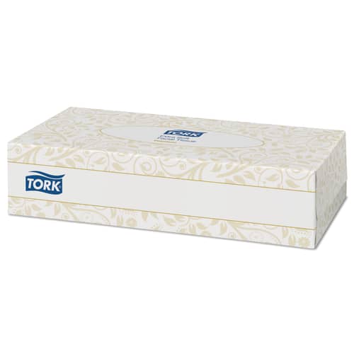 Boîte de mouchoirs blancs 2 plis 20 x 20,8 cm Ecolabel Tork photo du produit front L