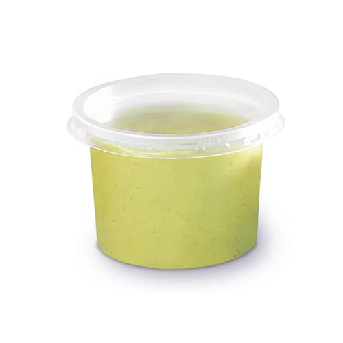 Pot à sauce rond droit transparent 100 cc Alphaform photo du produit front L