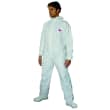 Combinaison de protection SMS microporeux type 4-B élastiques cagoule poignets taille chevilles blanc taille L photo du produit