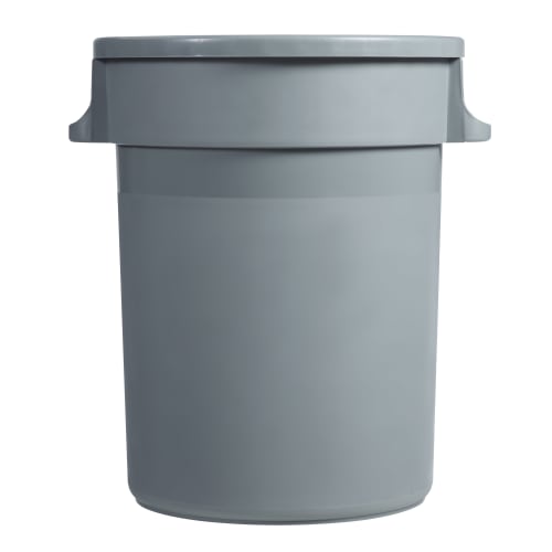 Collecteur plastique Barella 80L gris photo du produit Back View L