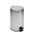 Poubelle métal à pédale 12L inox vernis Medial photo du produit