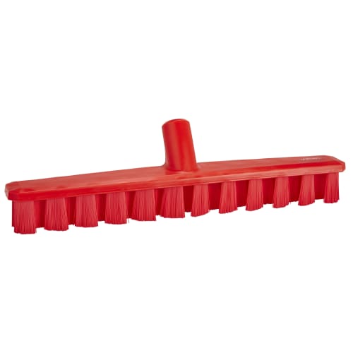Balai lave-pont fibres dures alimentaire PLP UST 40cm rouge Vikan photo du produit front L