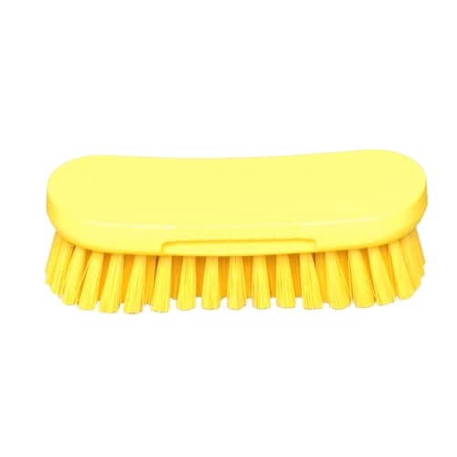 Brosse droite alimentaire 19cm jaune mi-dure Brosserie Thomas photo du produit front L