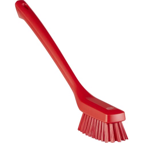 Brosse fibres dures alimentaire PLP 42cm rouge Vikan photo du produit front L