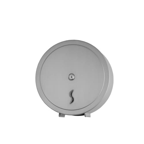 Distributeur de papier toilette géant inox brossé Medial photo du produit front L