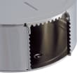 Distributeur de papier toilette géant inox brossé Medial photo du produit back S