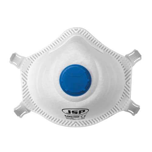 Masque de protection anti-poussières F632 FFP3 JSP pli vertical avec valve photo du produit front L