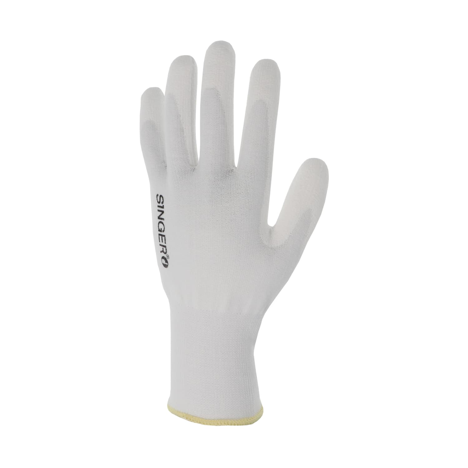 Gant protection coupures indice B (3/5) polyéthylène haute densité blanc enduction PU blanc taille 8 photo du produit Back View ZOOM