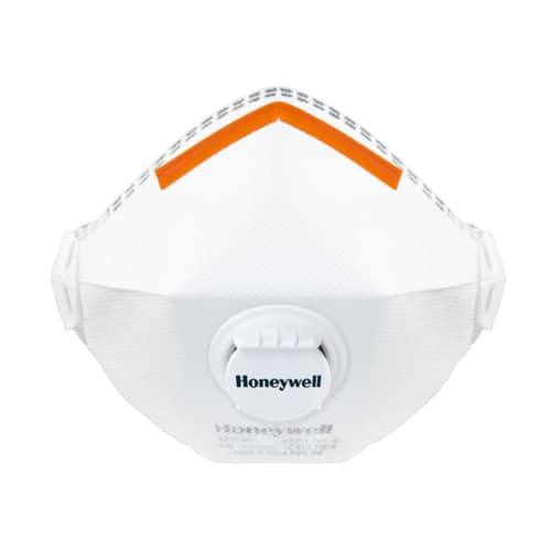 Masque de protection anti-poussières premium 4000 FFP3 Honeywell NR D pliage horizontal avec soupape photo du produit front L