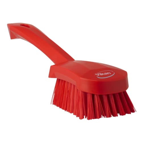 Brosse à main fibres dures alimentaire PLP 27cm rouge Vikan photo du produit front L
