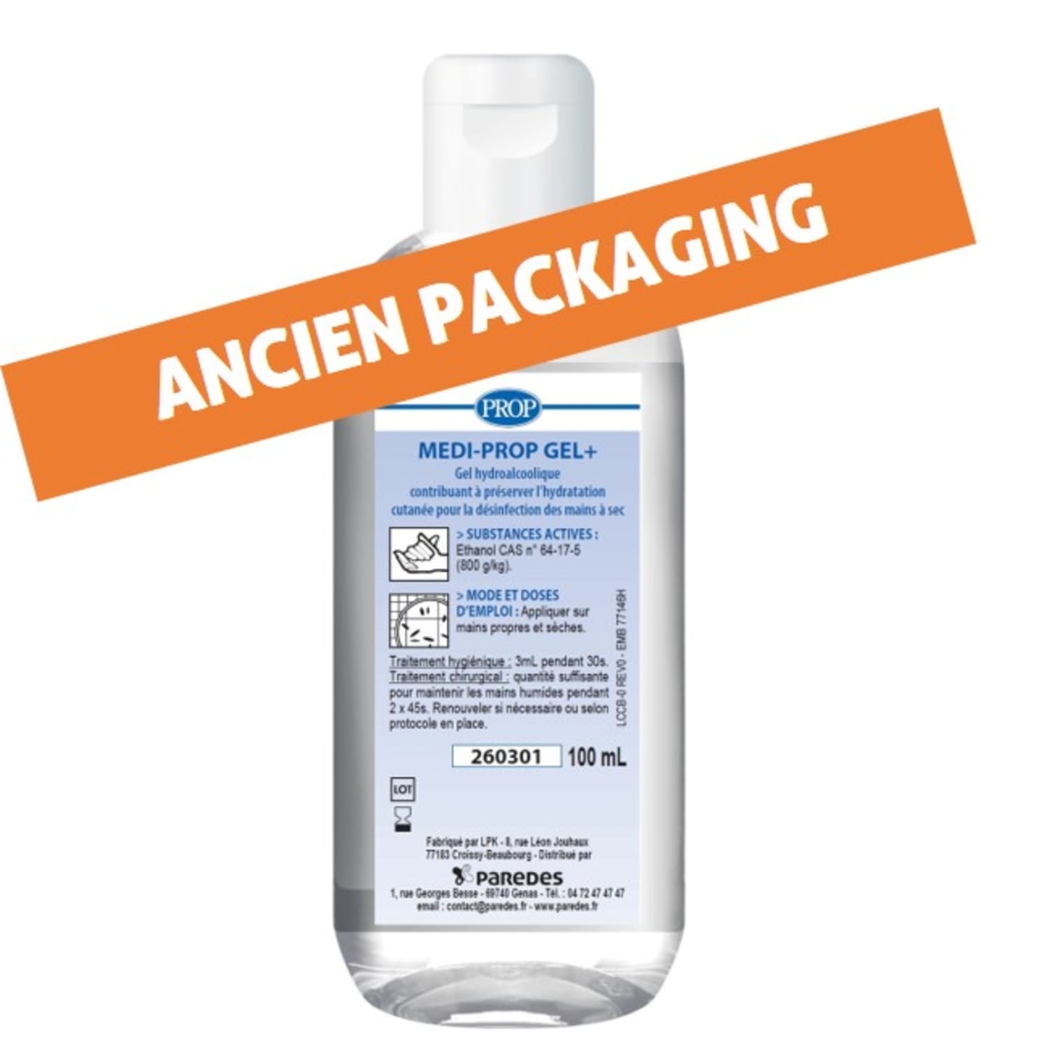Gel Désinfectant BACTIMAINS 300 Ml – Avec Pompe Doseuse, Neuf Sous Emballage, Fabriqué En France