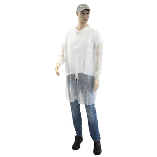 Blouse de travail Paredes PLP 25g/m² blanc taille XL photo du produit front L