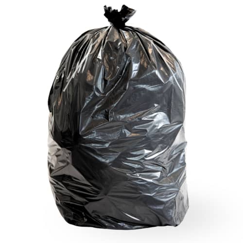 Sac plastique PE BD 110L noir 42µm Jet'Sac photo du produit front L