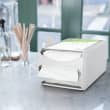 Distributeur de serviettes Xpressnap® Tork modèle comptoir gris N4 photo du produit side S