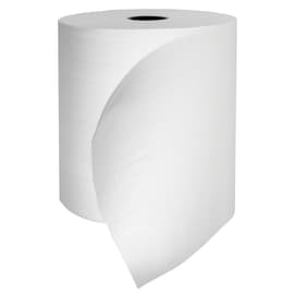 Essuie-mains rouleaux blanc 150m