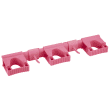 Support mural 3 clips alimentaire PLP 42cm rose Vikan photo du produit