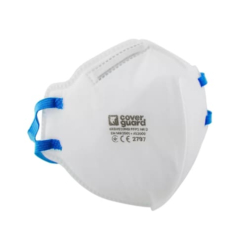 Masque FFP2 NR D Coverguard pliage vertical photo du produit front L
