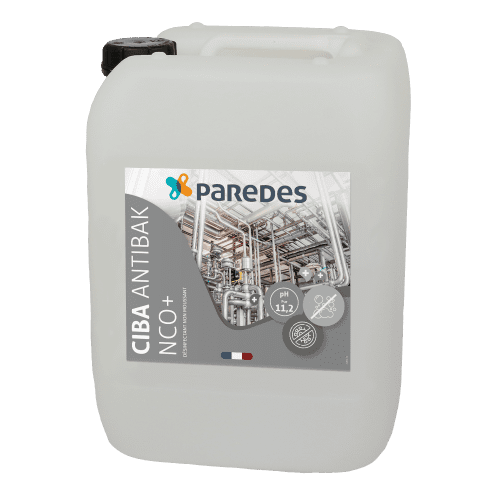 Désinfectant non moussant Paredes CIBA ANTIBAK NCO+ bidon de 20kg photo du produit front L