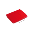 Couvercle pour support sac 150L PLP rouge Filmop photo du produit