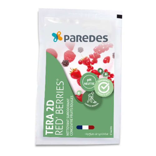Détergent désodorisant Tera 2D Red'Berry Paredes dosette de 20mL photo du produit front L