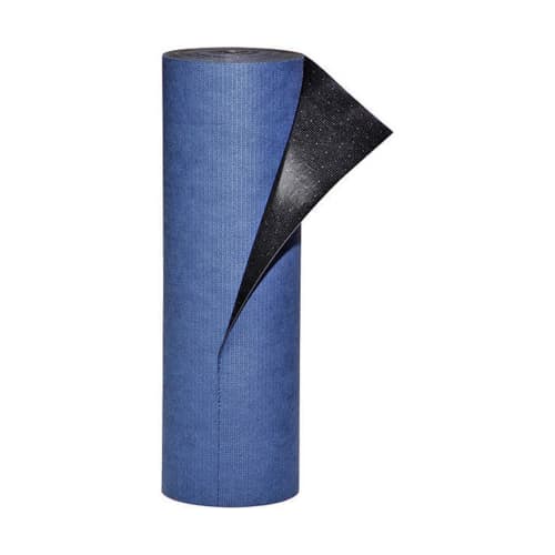 Tapis absorbant et adhésif en rouleau Pig® Grippy® bleu double épaisseur 81 cm x 30 m photo du produit front L