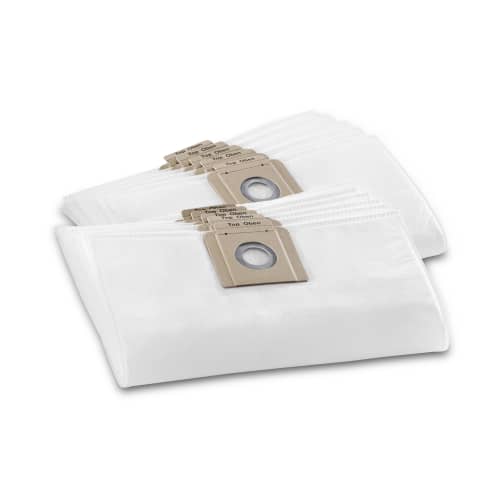 Sac filtrant non tissé pour aspirateurs Karcher photo du produit front L