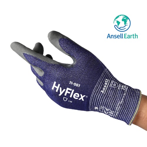 Gant de protection anti-coupures Ansell Hyflex 11-561 enduction nitrile Technologie Original Derma test taille 7 photo du produit front L