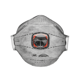 Masque de protection anti-poussières Springfit 436 FFP3 JSP trois plis anti-odeur charbon actif avec valve Typhoon
