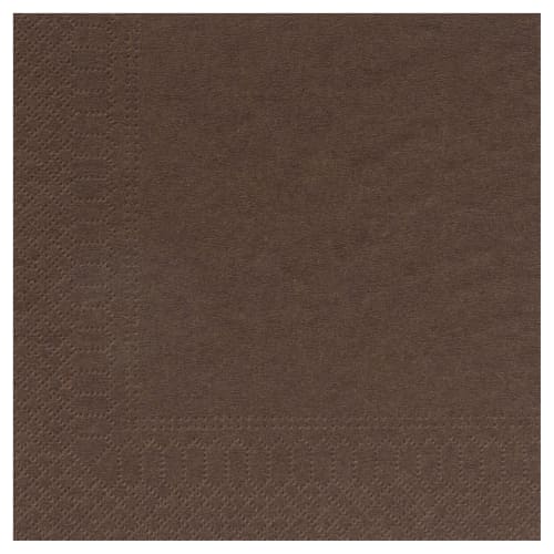 Serviette papier 2 plis Manufacture de l'Éphémère 20 x 20 cm chocolat photo du produit front L
