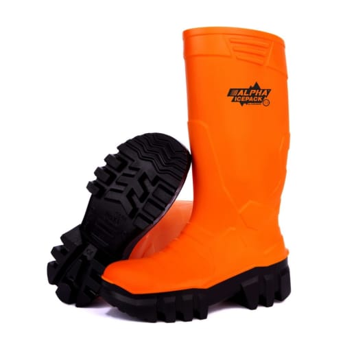 Botte de sécurité Frigo PU S4 AN CI SRA orange pointure 42 Dikamar photo du produit front L