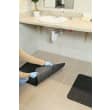 Tapis absorbant et adhésif antibactérien PIG® Grippy® gris double épaisseur 61 x 43,2 cm photo du produit back S