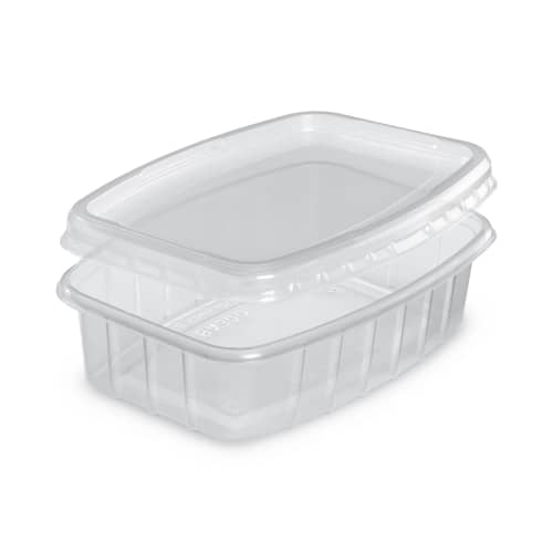 Barquette avec couvercle transparent 300 cc Alphaform photo du produit front L