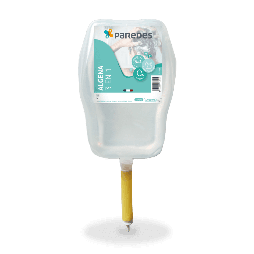 Lotion Lavante Mains Corps Cheveux Paredes Algena 3en1 recharge de 1400 mL photo du produit front L