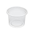 Pot à sauce rond droit transparent 100 cc Alphaform photo du produit Back View S