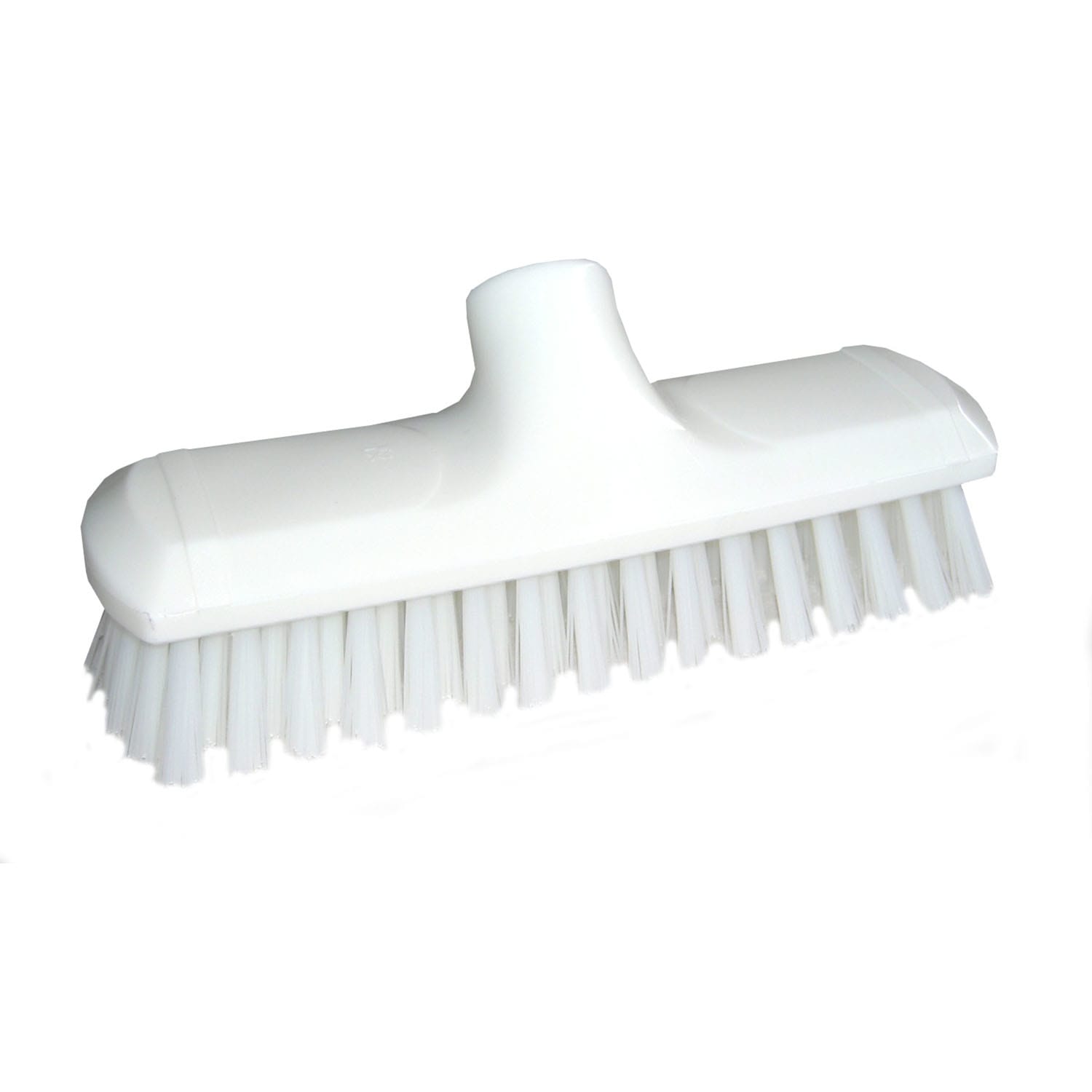 Balai lave-pont fibres dures alimentaire PLP 23cm blanc photo du produit