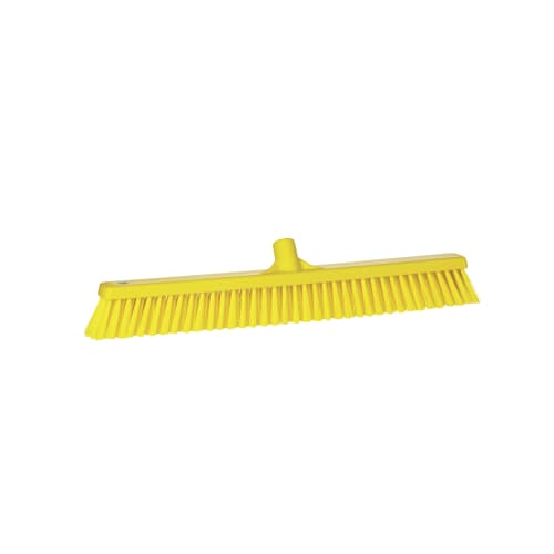 Balai fibres mixtes alimentaire PLP 61cm jaune Vikan photo du produit front L