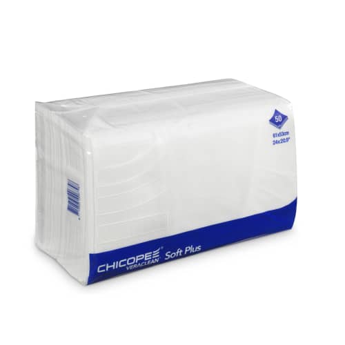 Essuyage non tissé Chicopée Veraclean Soft Plus blanc 43 x 52,5 cm photo du produit front L