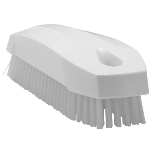 Brosse à ongles fibres dures alimentaire PLP 13cm blanc Vikan photo du produit front L