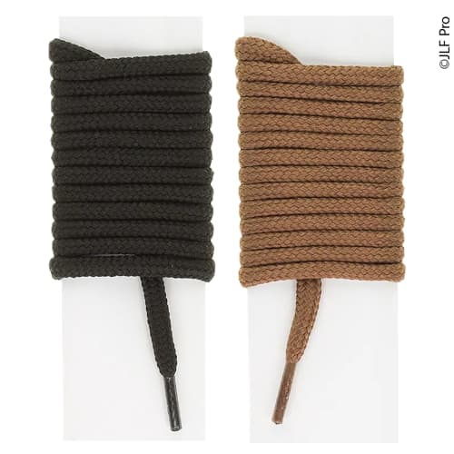 Lacets JLFPro polyester rond 0,90 m noir photo du produit front L