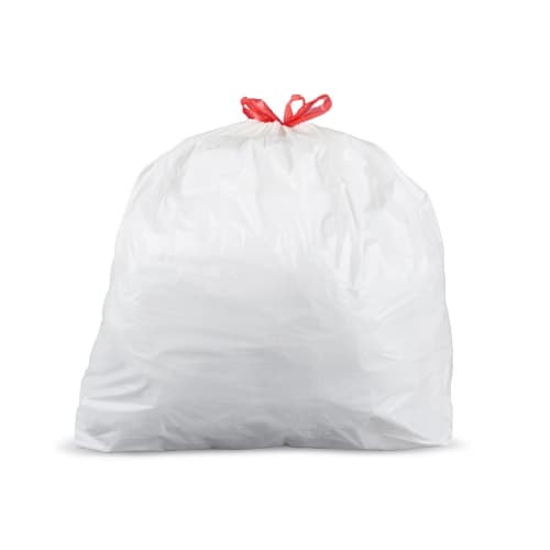 Sacs poubelle 40L blanc 30µ lien coulissant Paredes photo du produit front L