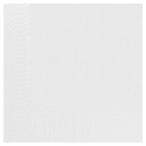 Serviette papier 3 plis 39 x 39 cm blanc - PAREDES