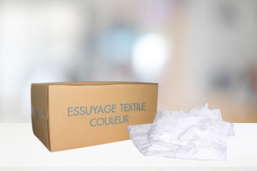 Essuyages textiles issus du recyclage